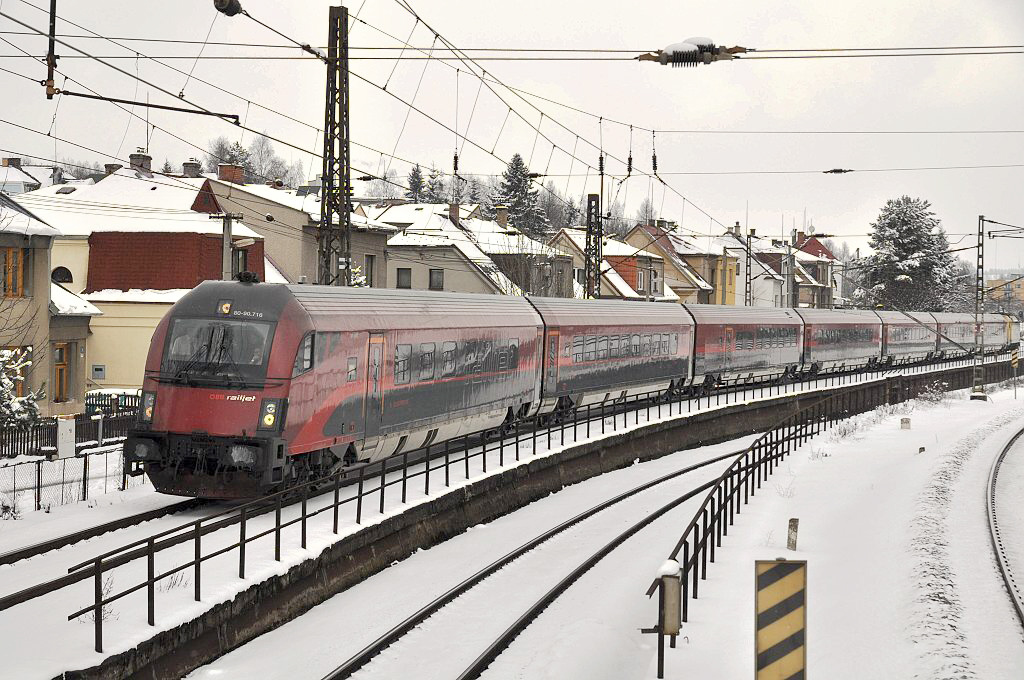 Railjet v České Třebové. Foto: Pavel Stejskal